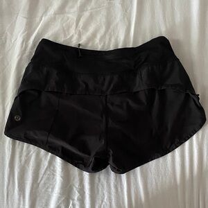 Lululemon Black Lined Shorts